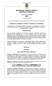 MINISTERIO DE AMBIENTE, VIVIENDA Y DESARROLLO