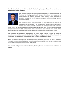 José Emeterio Gutiérrez ha sido nombrado Presidente y Consejero
