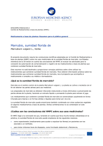 Marubii herba ARSP - European Medicines Agency