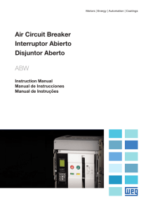 Air Circuit Breaker Interruptor Abierto Disjuntor Aberto ABW