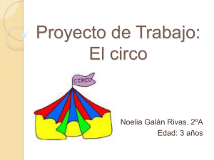 Proyecto de Trabajo: El circo