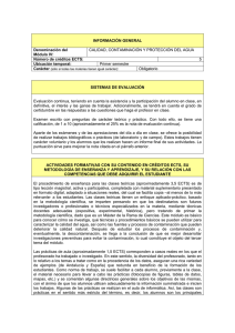 INFORMACIÓN GENERAL Denominación del Módulo IV: CALIDAD