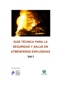 Guía Técnica para la Seguridad y Salud en Atmósferas Explosivas