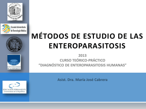 Modulo III Diagnostico de Enteroparasitos Metodos de estudio