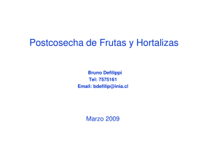 Postcosecha de Frutas y Hortalizas