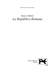 La República Romana - El Conocimiento Humano