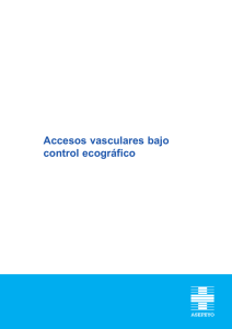 Accesos vasculares bajo control ecográfico