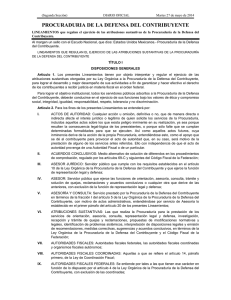 procuraduria de la defensa del contribuyente