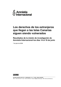 Los derechos de los extranjeros que llegan a las Islas