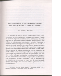 estudio acerca de la condición jurídica del nasciturus en el derecho