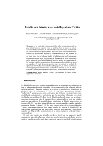 Estudio para detectar usuarios influyentes de Twitter