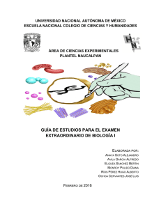 biologia i - CCH Naucalpan