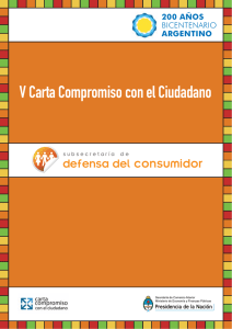 V Carta Compromiso con el Ciudadano
