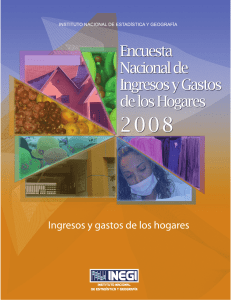 Encuesta Nacional de ingresos gastos de los Hogares 2008
