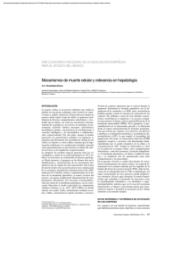 Mecanismos de muerte celular y relevancia en hepatología