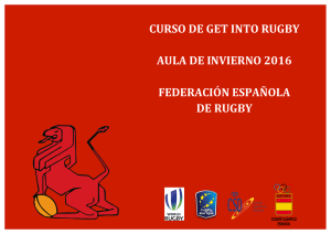 curso de get into rugby aula de invierno 2016 federación española