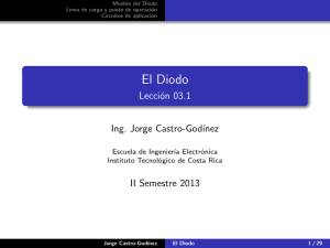 El Diodo - Escuela de Ingeniería Electrónica