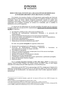 REF. WEB 15.13. Deducciones actividades rég - promer