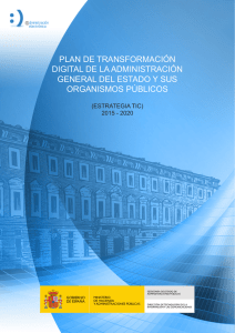 Plan de Transformación Digital de la Administración General del