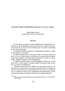 eduardo benot rodriguez (1822-1907), su vida y obra.