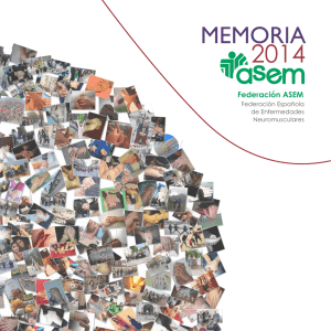 Memoria 2014 - Federación ASEM