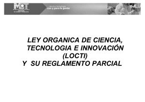 Presentación del Ministerio de Ciencia y Tecnología en el STC Foro