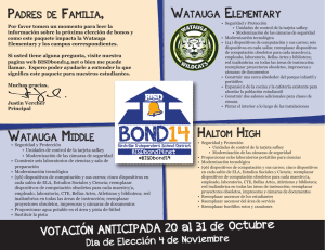 VOTACIÓN ANTICIPADA 20 al 31 de Octubre