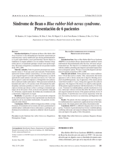 Síndrome de Bean o Blue rubber bleb nevus syndrome