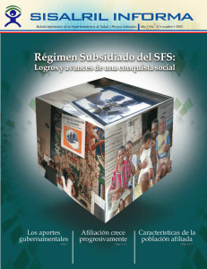 Régimen Subsidiado del SFS: