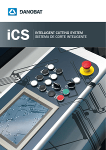 iCS INTELLIGENT CUTTING SYSTEM SISTEMA DE