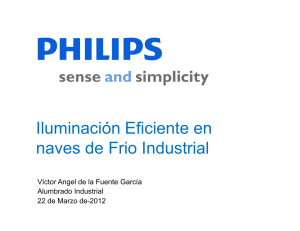 Iluminación Eficiente en naves de Frio Industrial