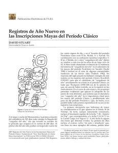 Registros de Año Nuevo en las Inscripciones Mayas del