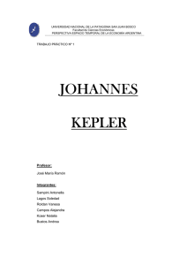 johannes johannes kepler - Facultad de Ciencias Económicas