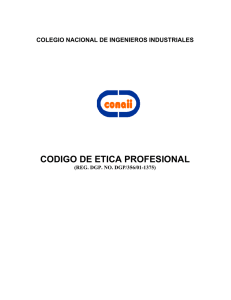 CODIGO DE ETICA PROFESIONAL