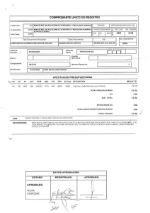 Informe de comisión de servicios