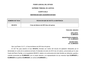 poder judicial del estado supremo tribunal de justicia cuarta sala