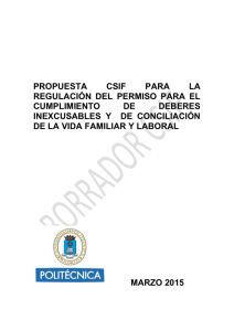 propuesta csif para la regulación del permiso para el cumplimiento