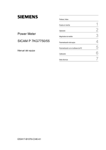 Power Meter SICAM P 7KG7750/55