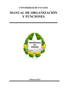 manual de organización y funciones