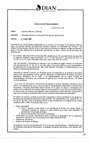 Circular Externa No. 000003 22 Marzo de 2016 Aplicaci&oacute;n