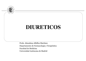 diureticos - Universidad Autónoma de Madrid