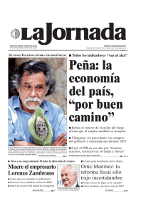 Muere el empresario Lorenzo Zambrano - La Jornada