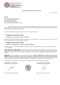 Comité de Competición nº2 - Federación Navarra de Balonmano