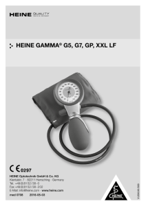 heine gamma® g5, g7, gp, xxl lf