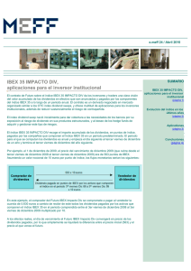 IBEX 35 IMPACTO DIV, aplicaciones para el inversor
