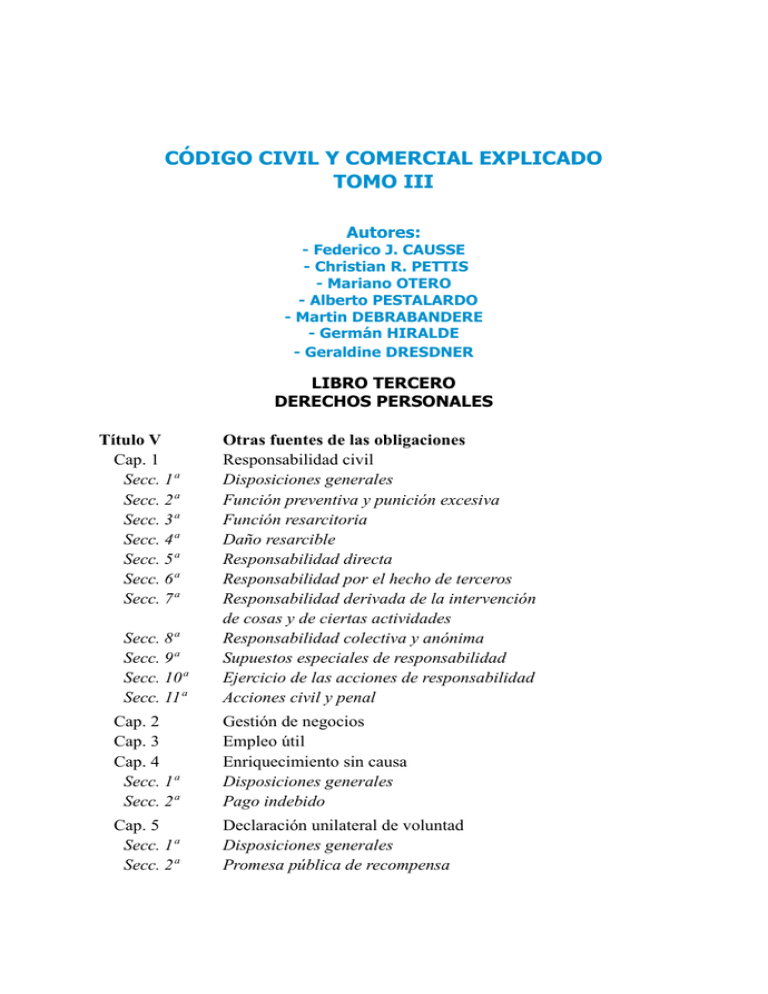 CÓdigo Civil Y Comercial Explicado Tomo Iii 2274