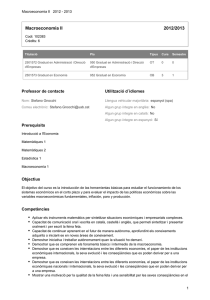 Macroeconomia II