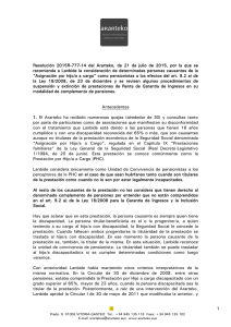 1 Resolución 2015R-777-14 del Ararteko, de 21 de julio de 2015