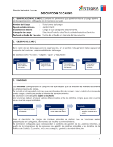 descripción de cargo - Sindicato integra 1