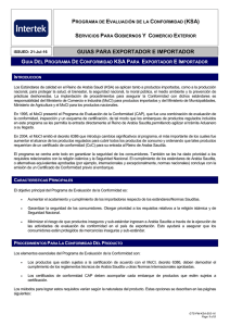 KSA-EG-Quick Exporter Guidelines-Spanish Version